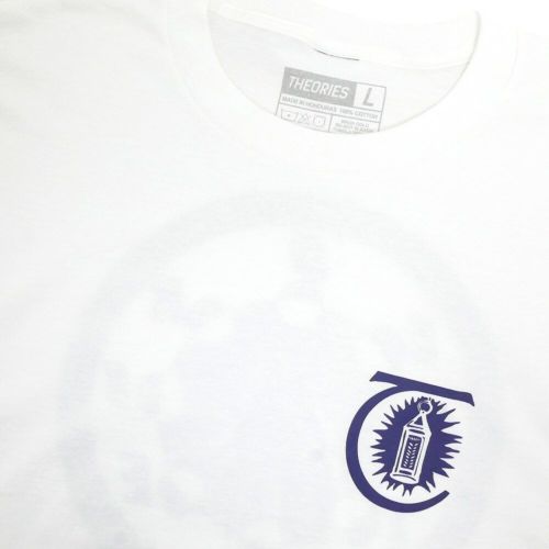 THEORIES T-SHIRT セオリーズ Tシャツ MORNING STAR WHITE スケートボード スケボー 2