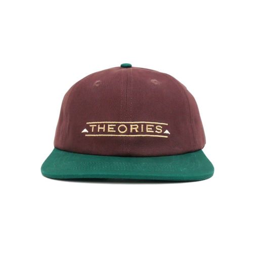 THEORIES CAP セオリーズ キャップ PALMER SNAPBACK BURGUNDI/FOREST スケートボード スケボー 1