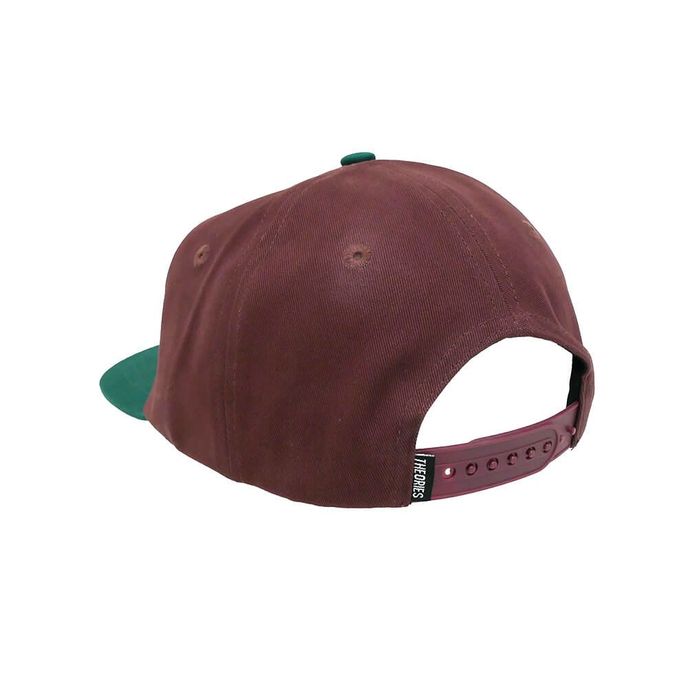 THEORIES CAP セオリーズ キャップ PALMER SNAPBACK BURGUNDI/FOREST スケートボード スケボー 2