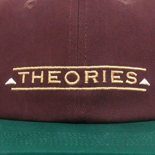 THEORIES CAP セオリーズ キャップ PALMER SNAPBACK BURGUNDI/FOREST スケートボード スケボー 4