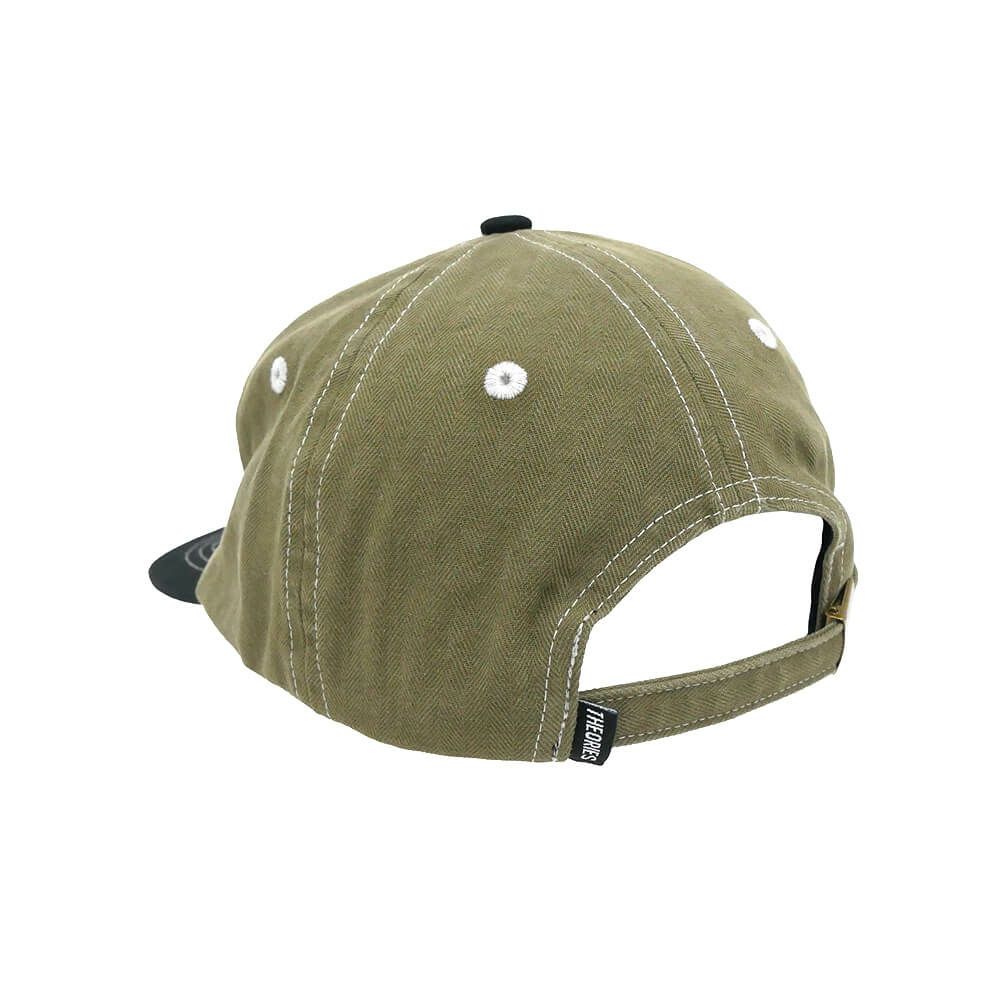 THEORIES CAP セオリーズ キャップ SCRIBBLE HERRINGBONE STRAPBACK OLIVE/BLACK スケートボード スケボー 2