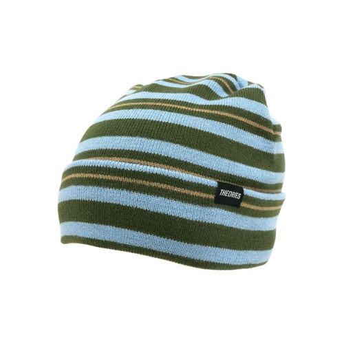 THEORIES KNITCAP セオリーズ ニットキャップ NEW SCHOOL BEANIE GREEN/LIGHT BLUE スケートボード スケボー 1