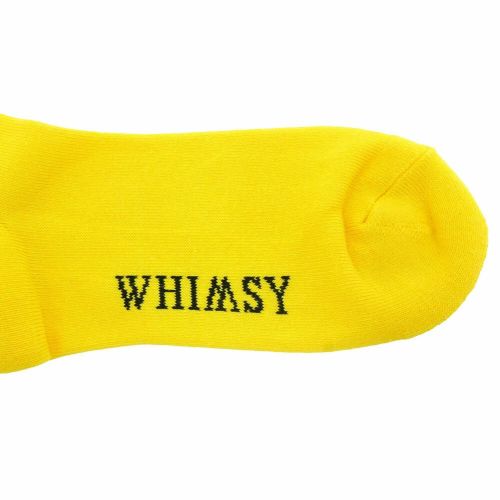 WHIMSY SOCKS ウィムジー ソックス 靴下 OLIVIA YELLOW スケートボード スケボー 5