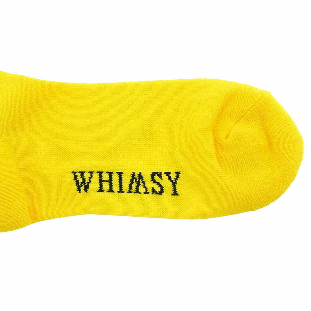 WHIMSY SOCKS ウィムジー ソックス 靴下 OLIVIA YELLOW スケートボード スケボー 5