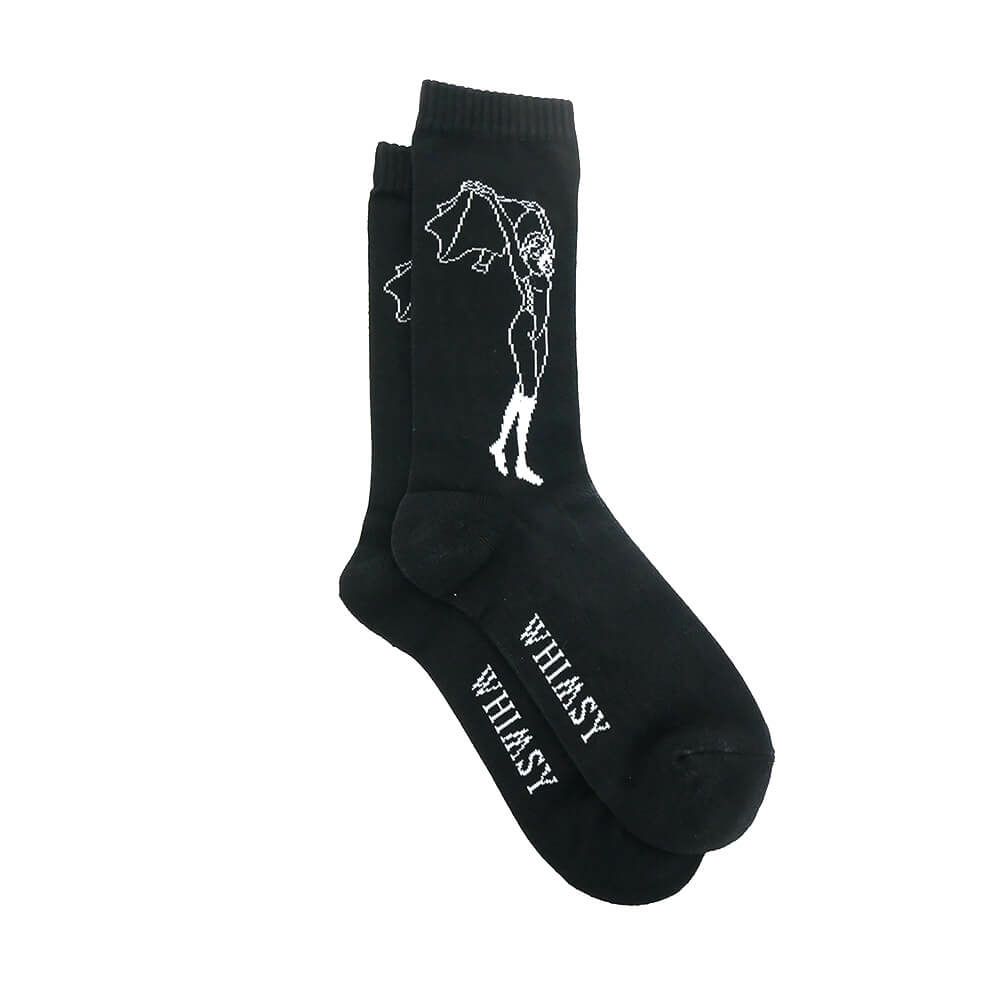 WHIMSY SOCKS ウィムジー ソックス 靴下 OLIVIA BLACK スケートボード スケボー 3