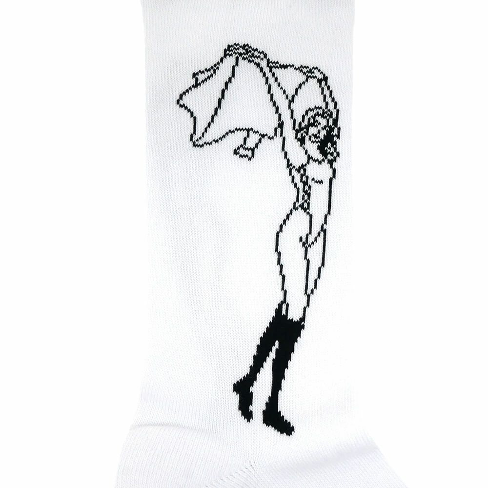 WHIMSY SOCKS ウィムジー ソックス 靴下 OLIVIA WHITE スケートボード スケボー 4