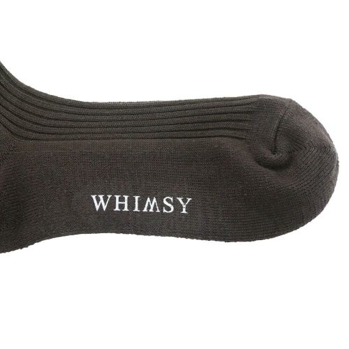  WHIMSY SOCKS ウィムジー ソックス 靴下 EMJAY DARK CHOCO スケートボード スケボー 5