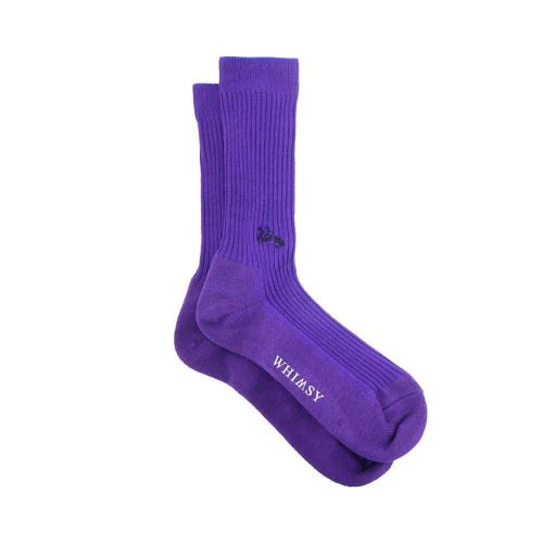 WHIMSY SOCKS ウィムジー ソックス 靴下 EMJAY PURPLE スケートボード スケボー 3