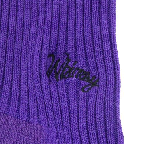 WHIMSY SOCKS ウィムジー ソックス 靴下 EMJAY PURPLE スケートボード スケボー 4