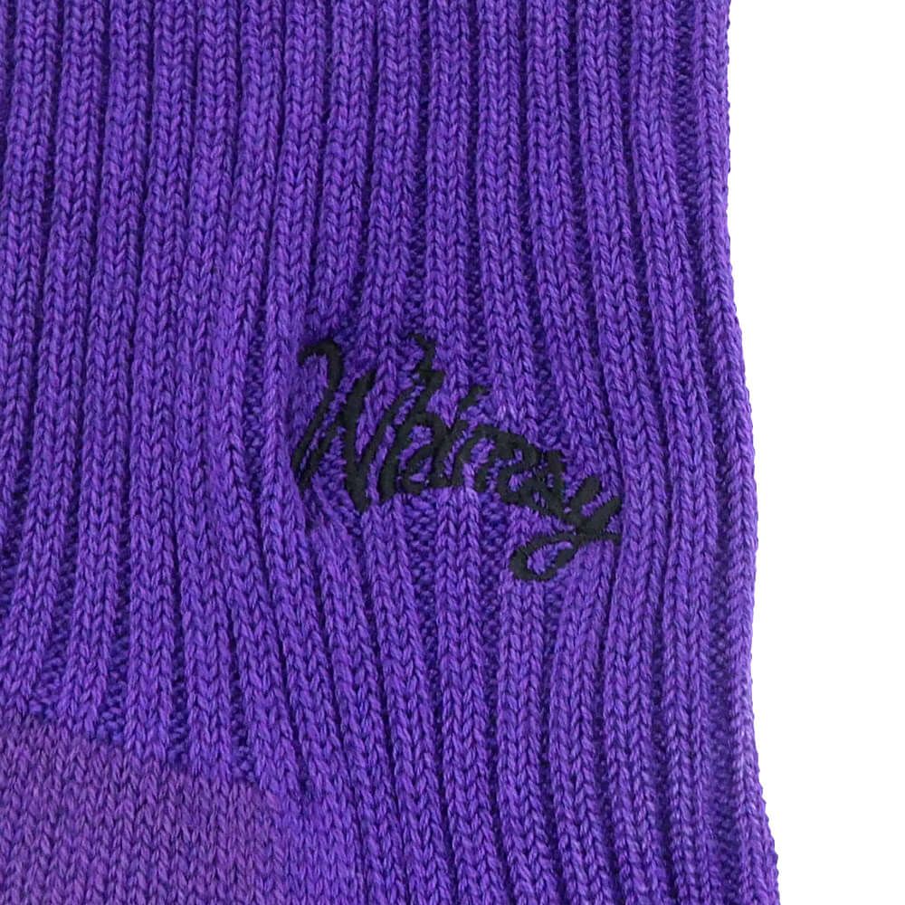 WHIMSY SOCKS ウィムジー ソックス 靴下 EMJAY PURPLE スケートボード スケボー 4