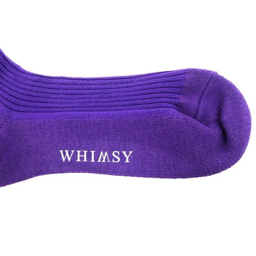 WHIMSY SOCKS ウィムジー ソックス 靴下 EMJAY PURPLE スケートボード スケボー 5