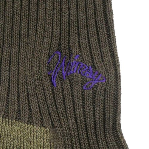  WHIMSY SOCKS ウィムジー ソックス 靴下 EMJAY KHAKI MOSS スケートボード スケボー 4