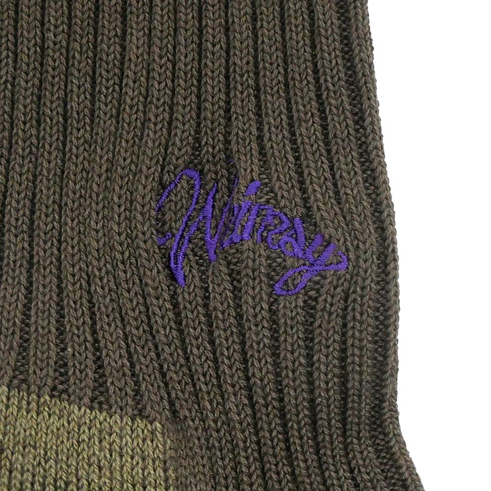  WHIMSY SOCKS ウィムジー ソックス 靴下 EMJAY KHAKI MOSS スケートボード スケボー 4