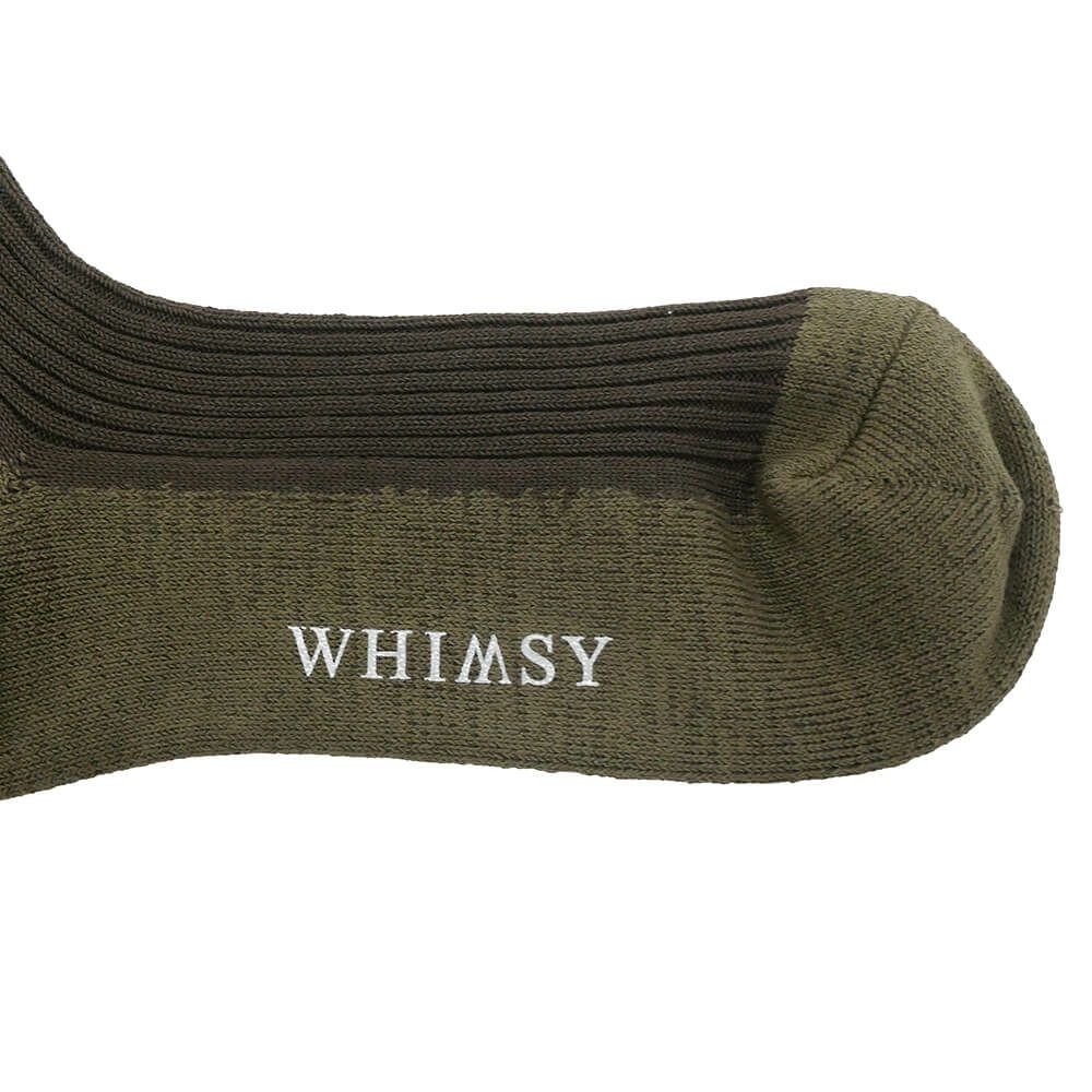  WHIMSY SOCKS ウィムジー ソックス 靴下 EMJAY KHAKI MOSS スケートボード スケボー 5