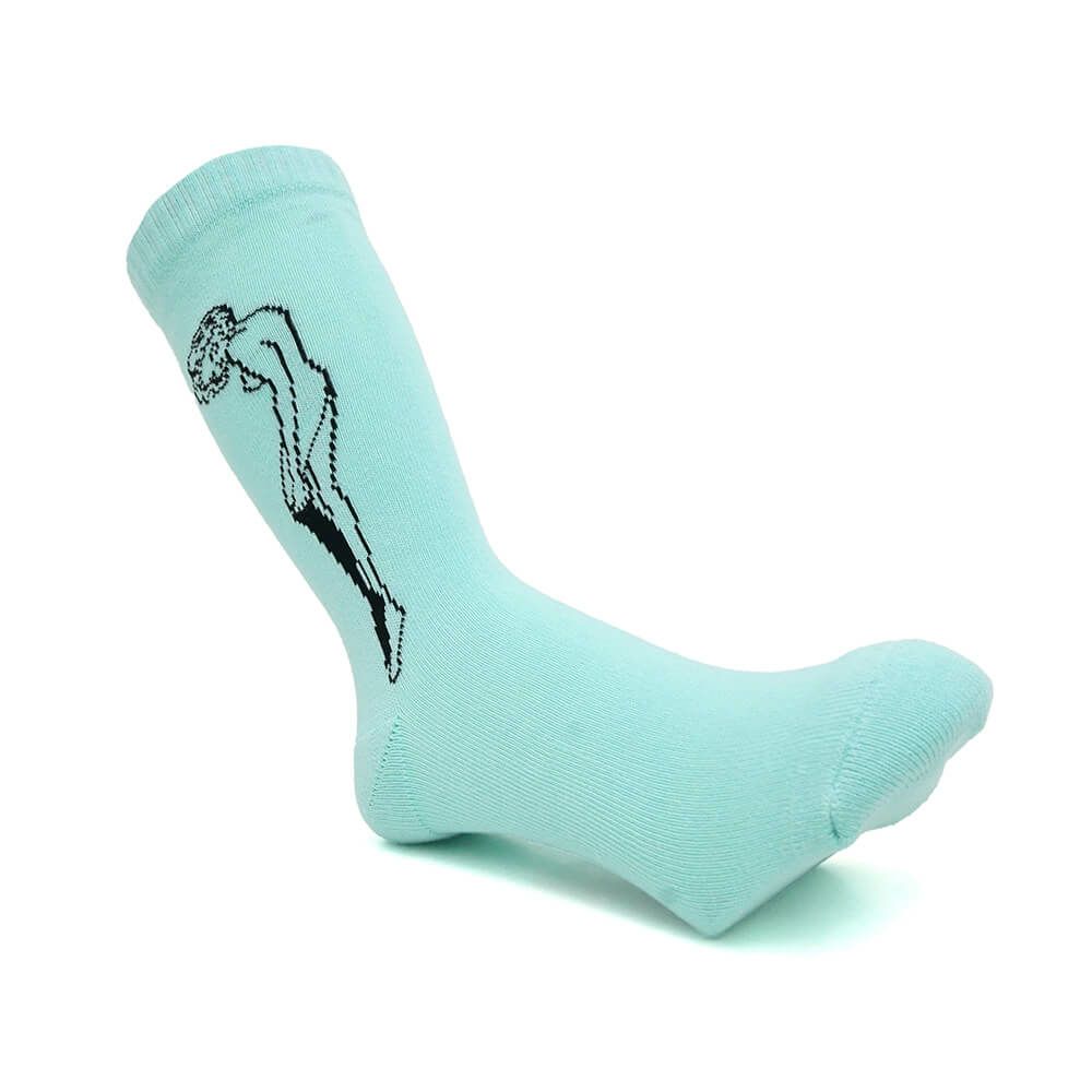 WHIMSY SOCKS ウィムジー ソックス 靴下 CATHIE LIGHT BLUE スケートボード スケボー 