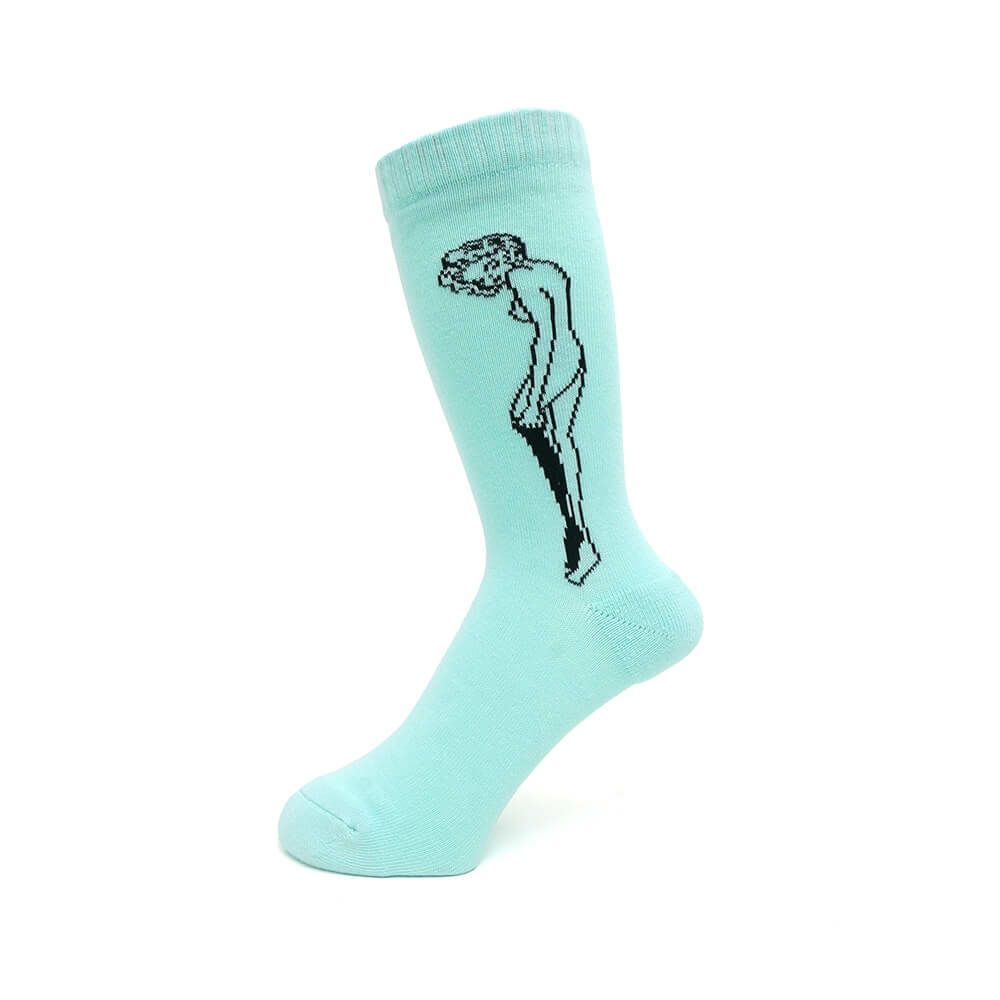 WHIMSY SOCKS ウィムジー ソックス 靴下 CATHIE LIGHT BLUE スケートボード スケボー 1