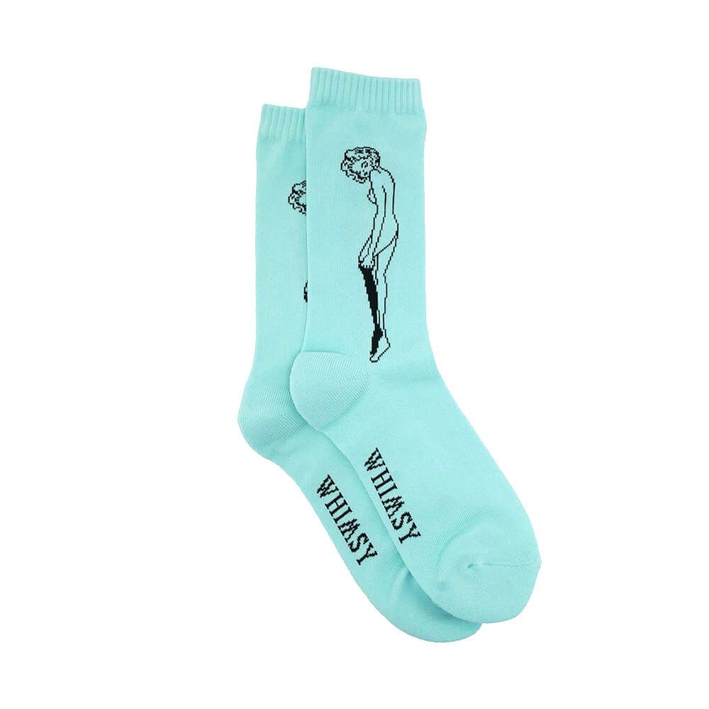 WHIMSY SOCKS ウィムジー ソックス 靴下 CATHIE LIGHT BLUE スケートボード スケボー 3
