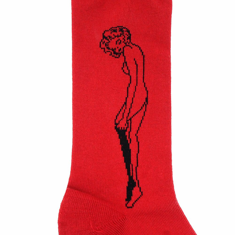 WHIMSY SOCKS ウィムジー ソックス 靴下 CATHIE RED スケートボード スケボー 4