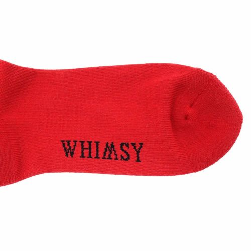 WHIMSY SOCKS ウィムジー ソックス 靴下 CATHIE RED スケートボード スケボー 5