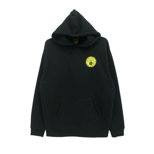 KROOKED HOOD クルキッド パーカー KROOKED x QUARTERSNACKS SNACKMAN BLACK スケートボード スケボー 1