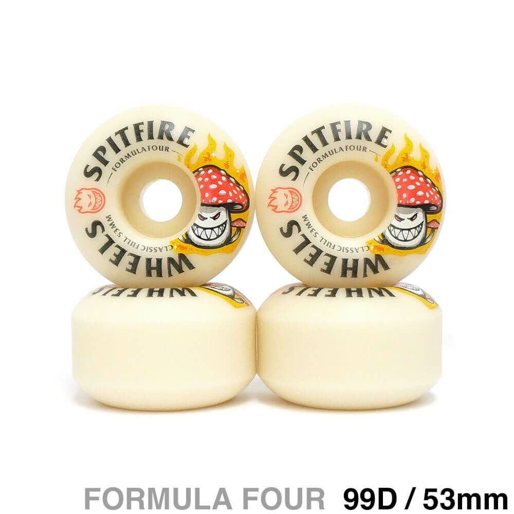 SPITFIRE WHEEL スピットファイヤー ウィール FORMULA FOUR (F4) CLASSIC FULL 99D SHROOM BIGHEAD 53mm スケートボード スケボー 1