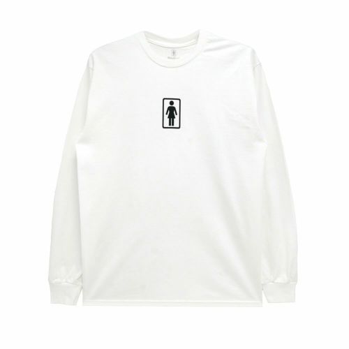 GIRL LONG SLEEVE ガール ロングスリーブTシャツ OG 93 TIL WHITE スケートボード スケボー 