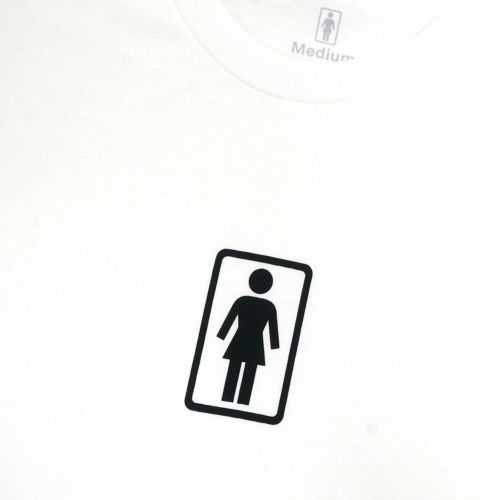 GIRL LONG SLEEVE ガール ロングスリーブTシャツ OG 93 TIL WHITE スケートボード スケボー 1