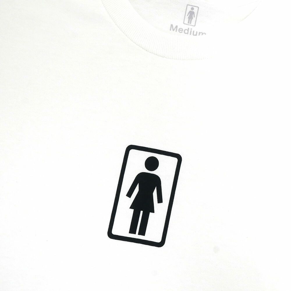 GIRL LONG SLEEVE ガール ロングスリーブTシャツ OG 93 TIL WHITE スケートボード スケボー 1