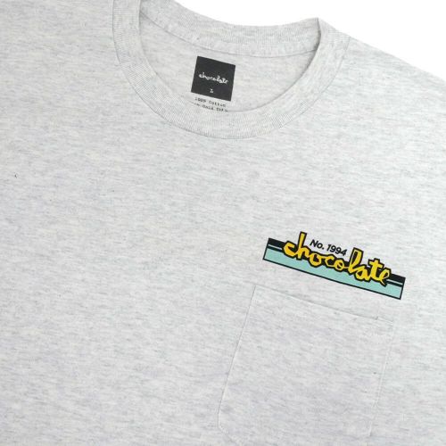 CHOCOLATE T-SHIRT チョコレート Tシャツ CREAT & STREET GREY スケートボード スケボー 1