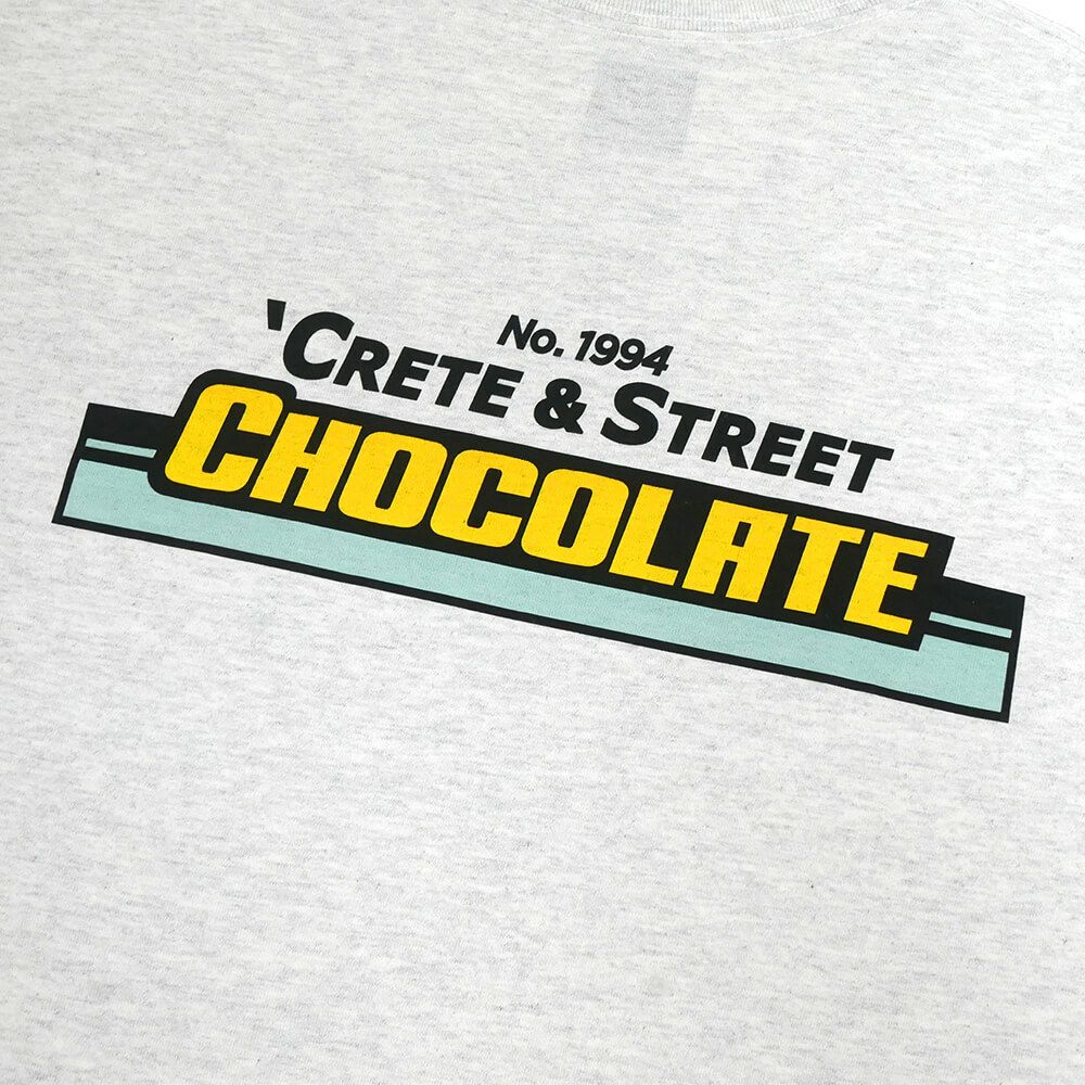 CHOCOLATE T-SHIRT チョコレート Tシャツ CREAT & STREET GREY スケートボード スケボー 3