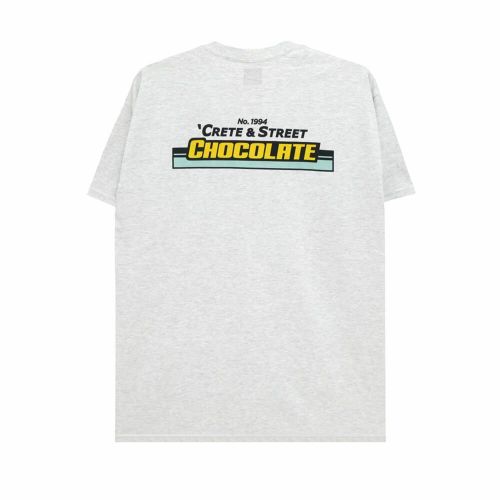 CHOCOLATE T-SHIRT チョコレート Tシャツ CREAT & STREET GREY スケートボード スケボー 4