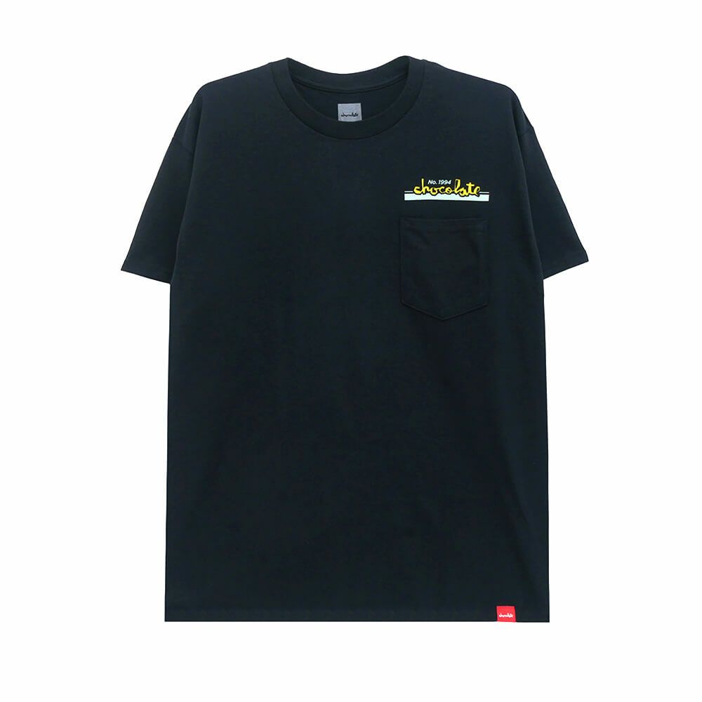 CHOCOLATE T-SHIRT チョコレート Tシャツ CREAT & STREET BLACK スケートボード スケボー 