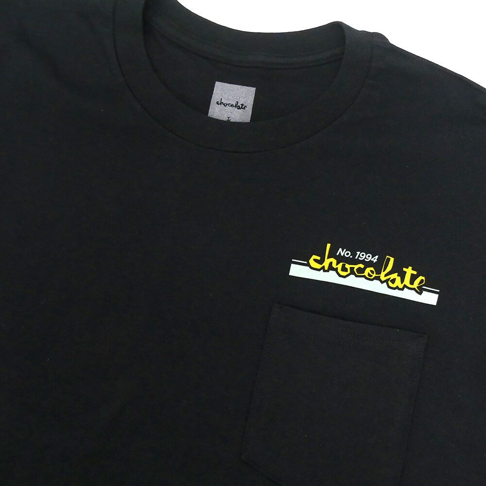 CHOCOLATE T-SHIRT チョコレート Tシャツ CREAT & STREET BLACK スケートボード スケボー 1