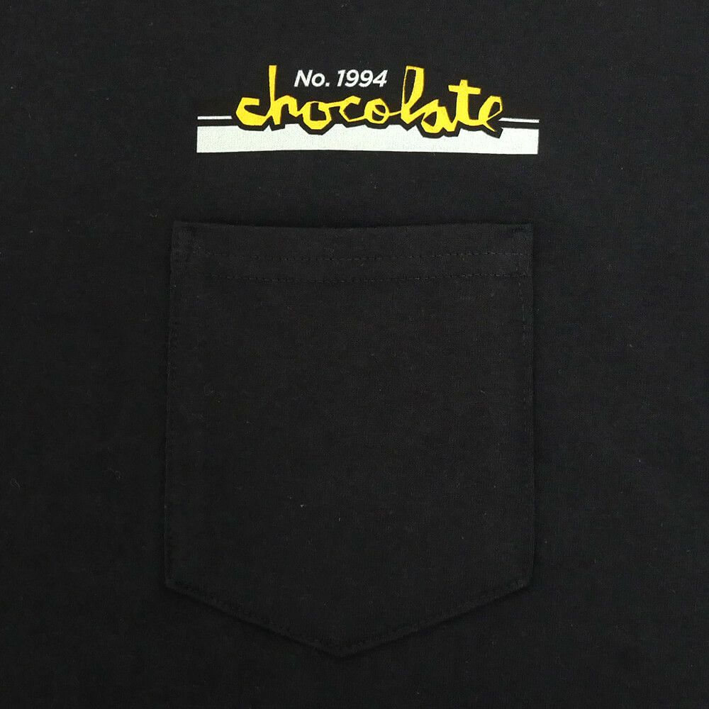 CHOCOLATE T-SHIRT チョコレート Tシャツ CREAT & STREET BLACK スケートボード スケボー 2
