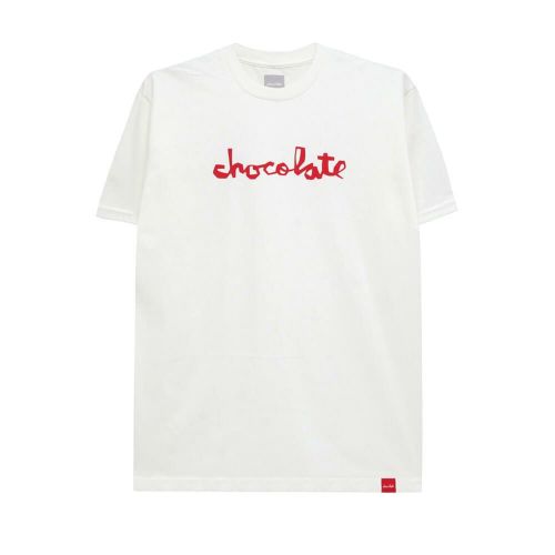 CHOCOLATE T-SHIRT チョコレート Tシャツ ORIGINAL CHUNK WHITE スケートボード スケボー 
