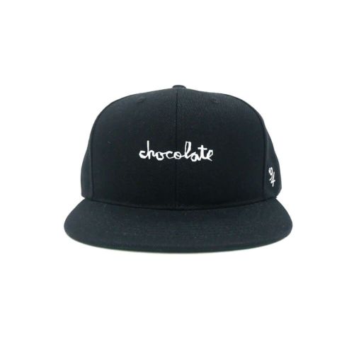  CHOCOLATE CAP チョコレート キャップ ORIGINAL CHUNK '94 SNAPBACK BLACK スケートボード スケボー 1