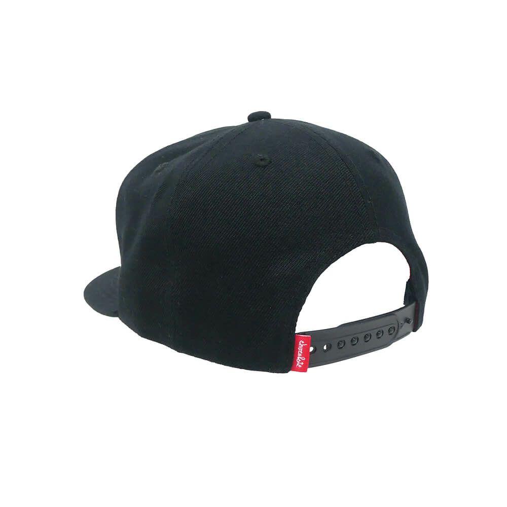  CHOCOLATE CAP チョコレート キャップ ORIGINAL CHUNK '94 SNAPBACK BLACK スケートボード スケボー 3