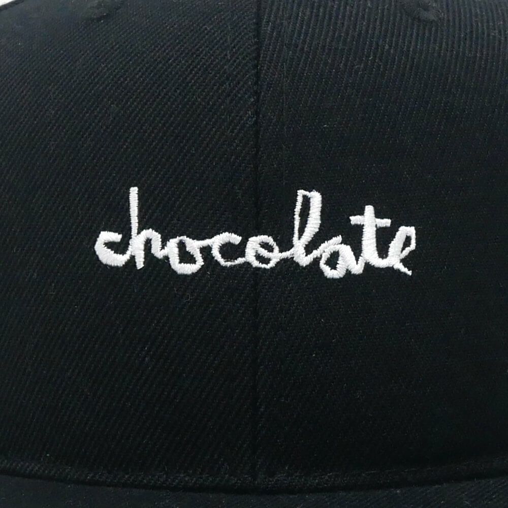  CHOCOLATE CAP チョコレート キャップ ORIGINAL CHUNK '94 SNAPBACK BLACK スケートボード スケボー 5
