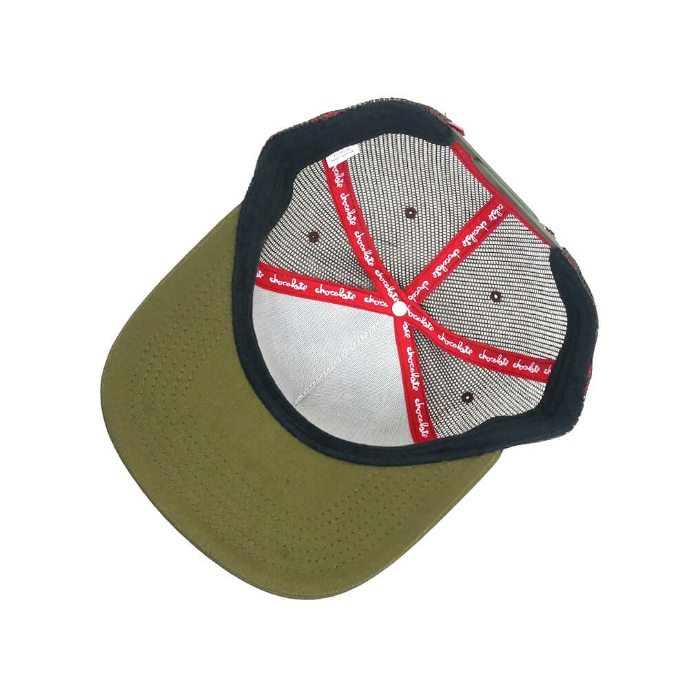 CHOCOLATE MESHCAP チョコレート メッシュキャップ CHOCOLATE CHUNK TRUCKER OLIVE スケートボード スケボー 3