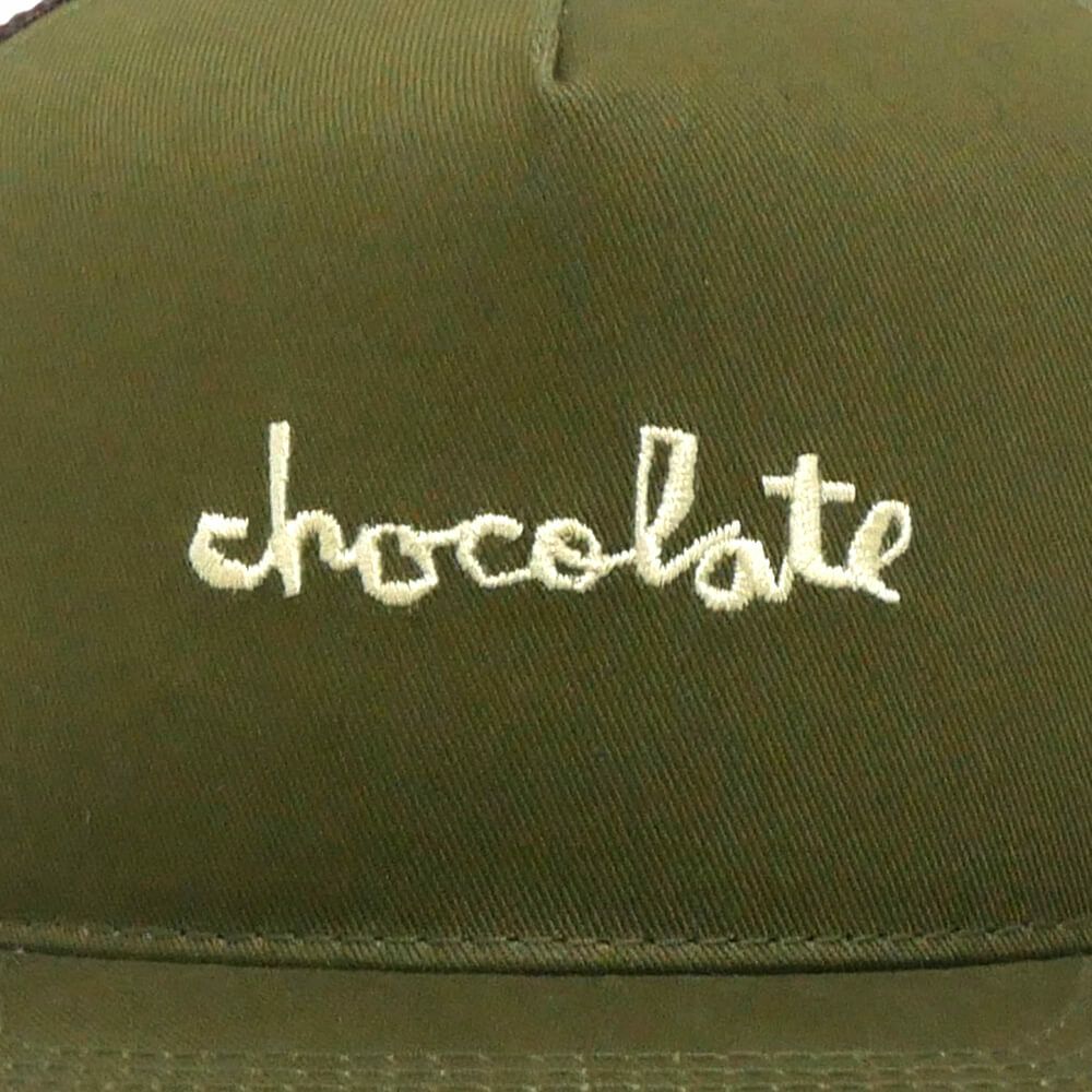 CHOCOLATE MESHCAP チョコレート メッシュキャップ CHOCOLATE CHUNK TRUCKER OLIVE スケートボード スケボー 4