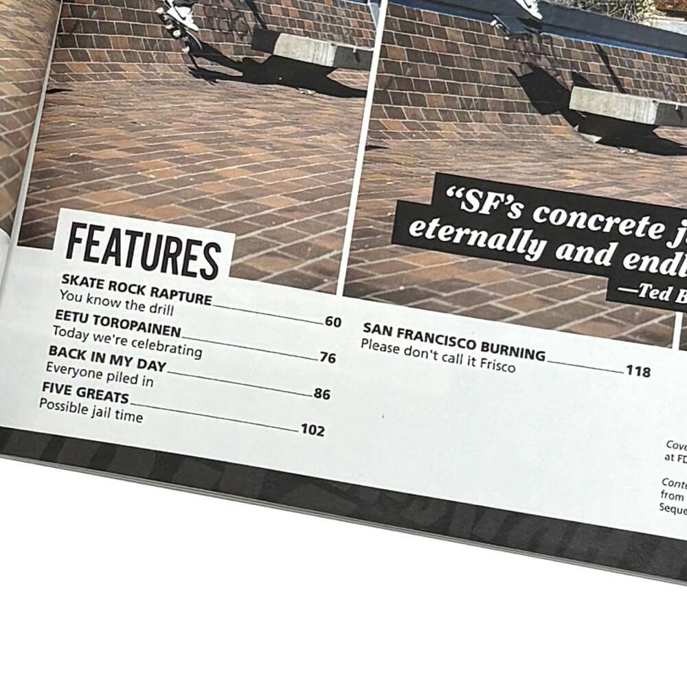 THRASHER MAGAZINE スラッシャー 雑誌 2025年12月号 スケートボード スケボー 02