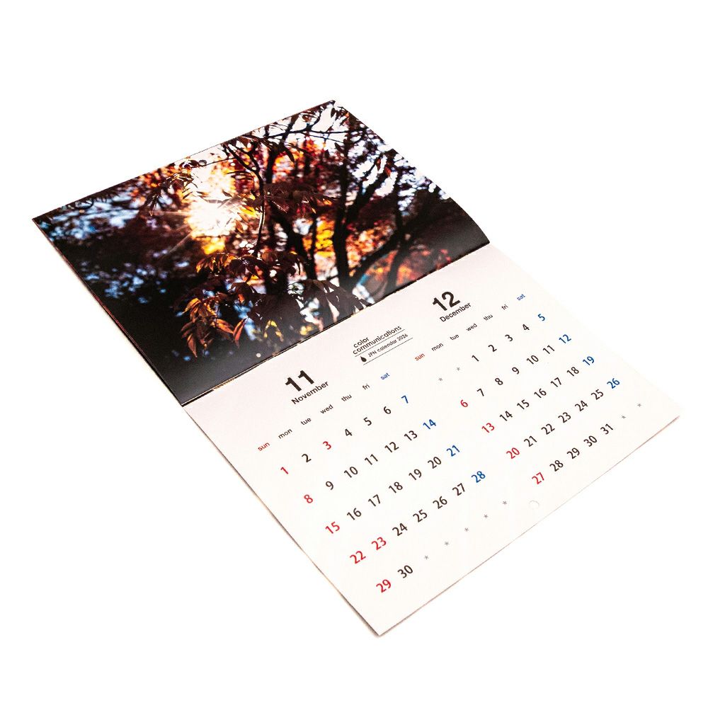 COLOR COMMUNICATIONS CALENDAR カラーコミュニケーションズ カレンダー2026 スケートボード スケボー 08