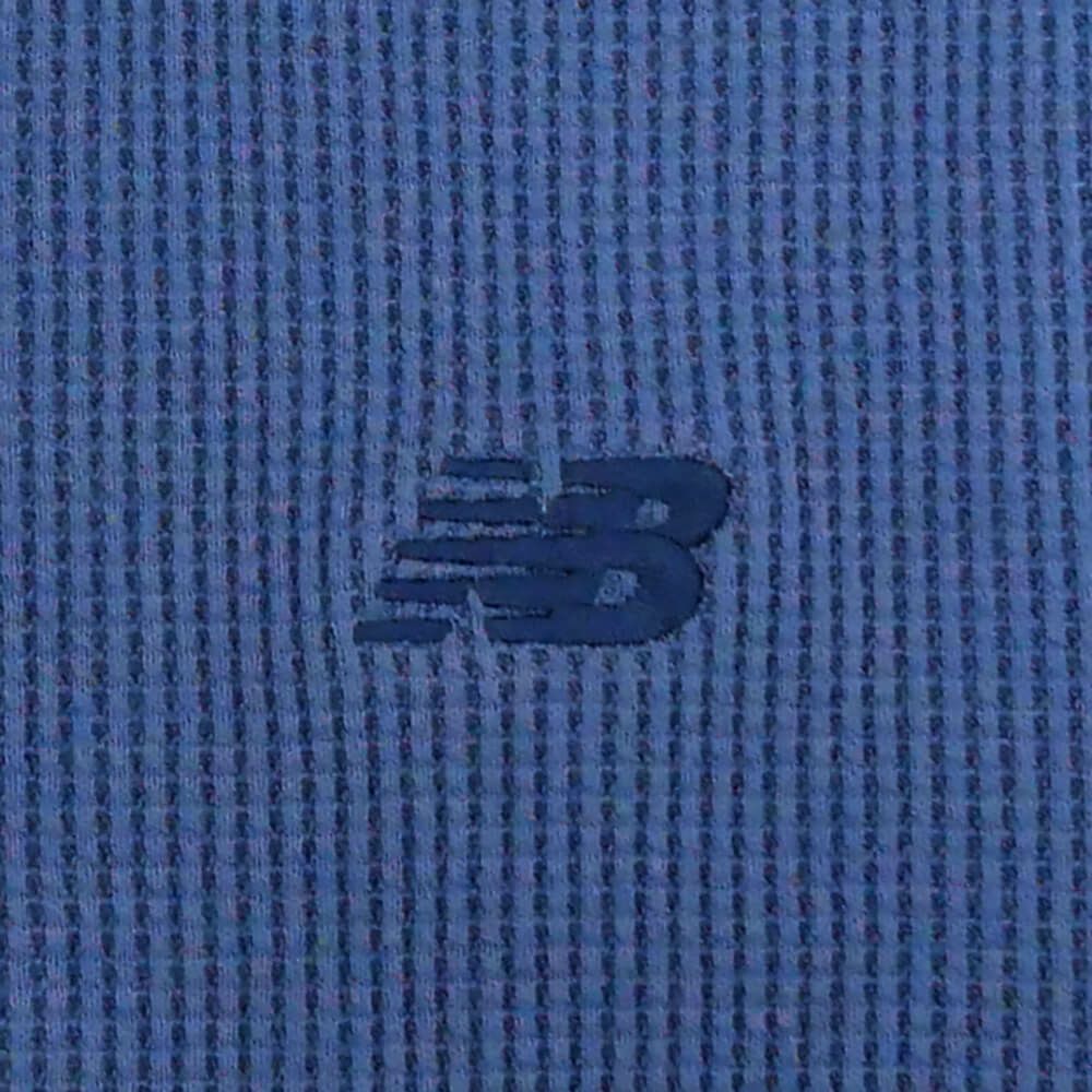  NEW BALANCE NUMERIC LONG SLEEVE ニューバランスヌメリック ロングスリーブTシャツ WAFFLE KNIT LS HENLEY INDIGO スケートボード スケボー 2