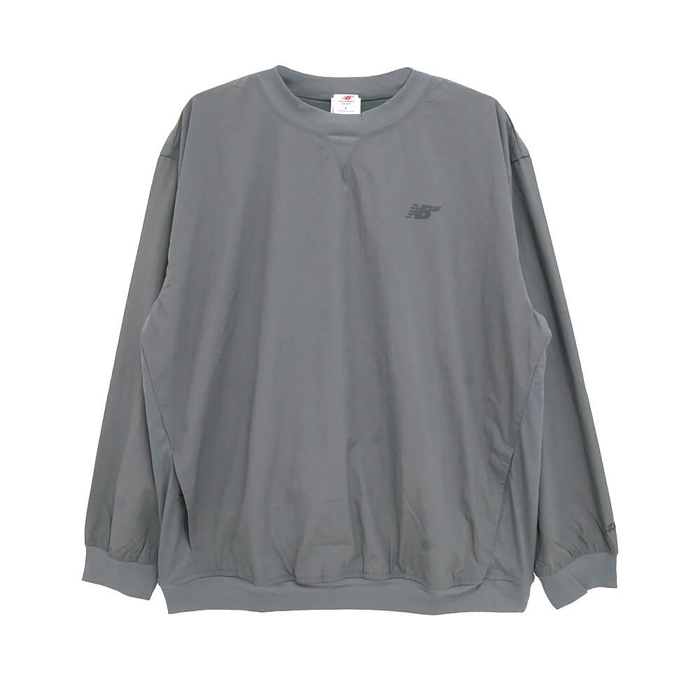 NEW BALANCE NUMERIC CREW SWEAT ニューバランス ヌメリック トレーナー NUMERIC WOVEN GREY スケートボード スケボー 