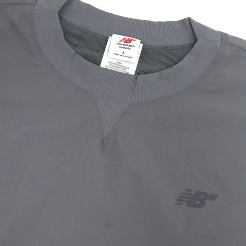 NEW BALANCE NUMERIC CREW SWEAT ニューバランス ヌメリック トレーナー NUMERIC WOVEN GREY スケートボード スケボー 1