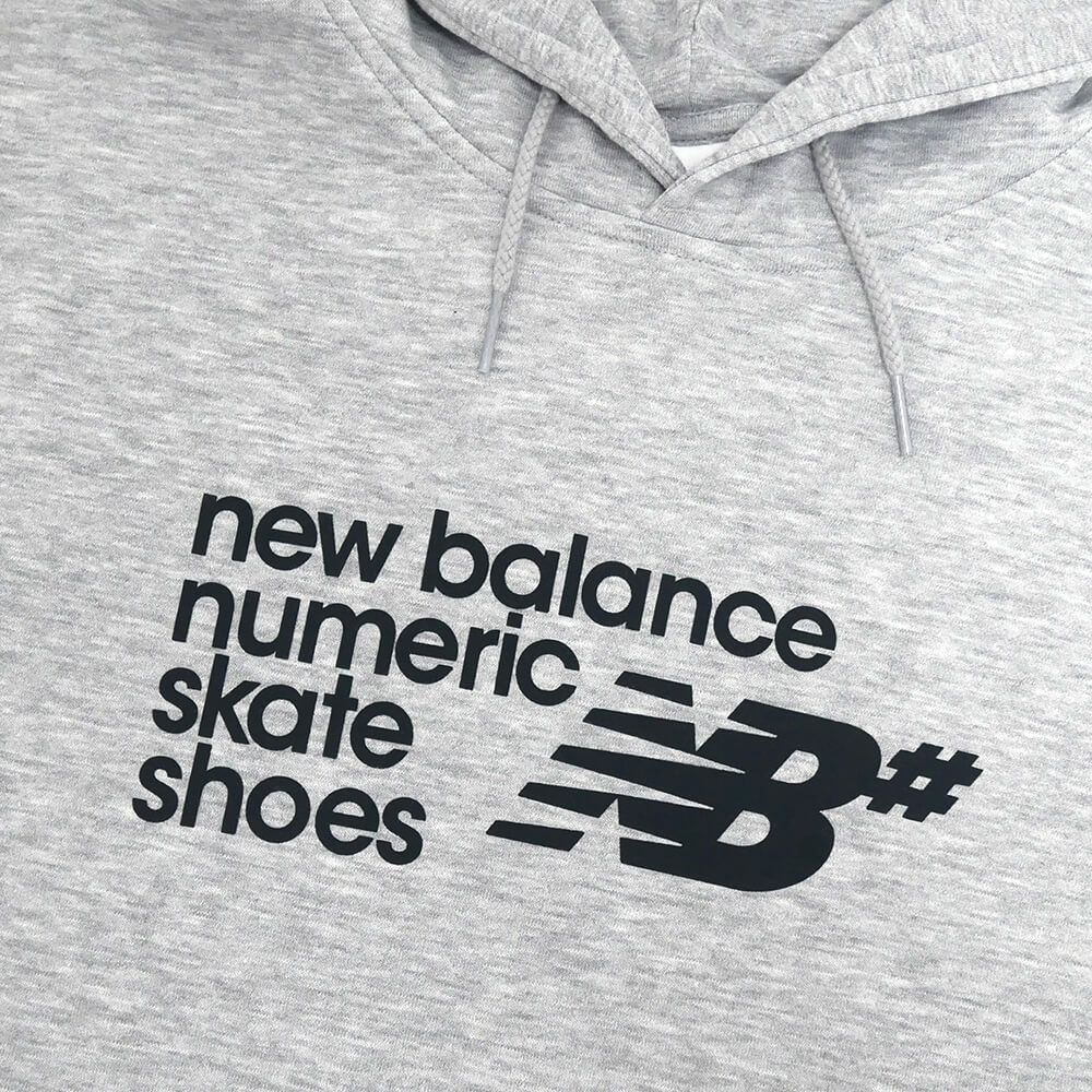 NEW BALANCE NUMERIC HOOD ニューバランス ヌメリック パーカー NUMERIC FRENCH TERRY GREY スケートボード スケボー 1