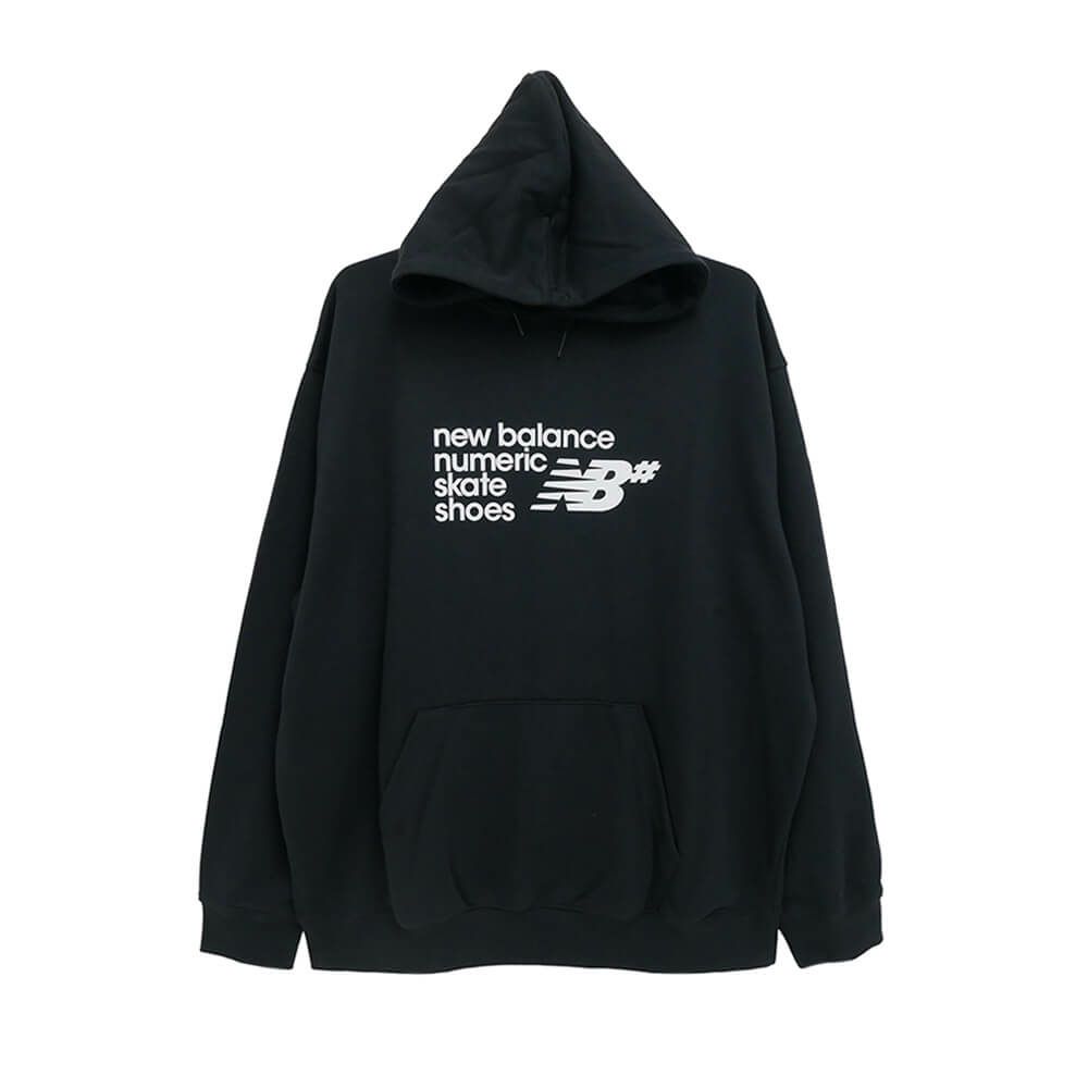 NEW BALANCE NUMERIC HOOD ニューバランス ヌメリック パーカー NUMERIC FRENCH TERRY BLACK スケートボード スケボー 