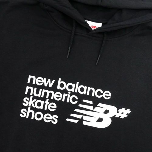 NEW BALANCE NUMERIC HOOD ニューバランス ヌメリック パーカー NUMERIC FRENCH TERRY BLACK スケートボード スケボー 1