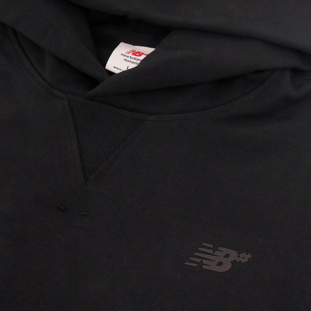 NEW BALANCE NUMERIC HOOD ニューバランス ヌメリック パーカー FRENCH TERRY BLACK スケートボード スケボー 1