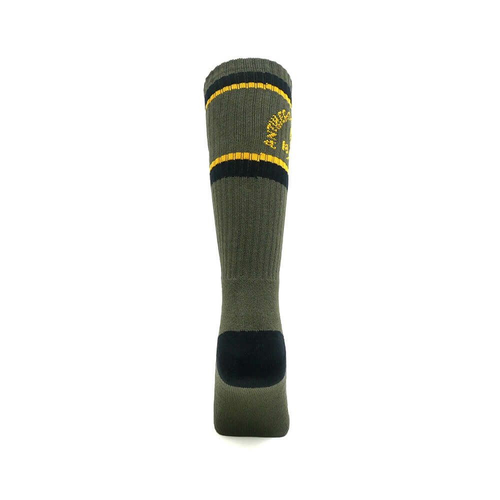 ANTIHERO SOCKS アンチヒーロー ソックス 靴下 CLUB HOUSE OLIVE/GOLD/BLACK スケートボード スケボー 2